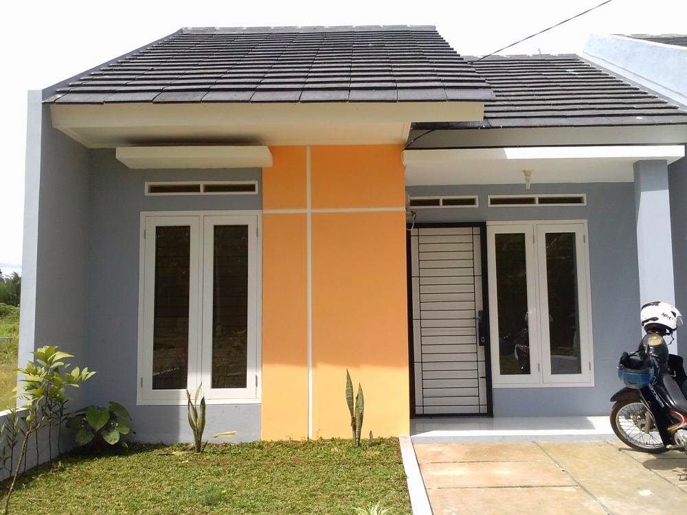 Foto Asli Contoh Rumah Type 45 Terkesan Elegan Dan Tampak Modern